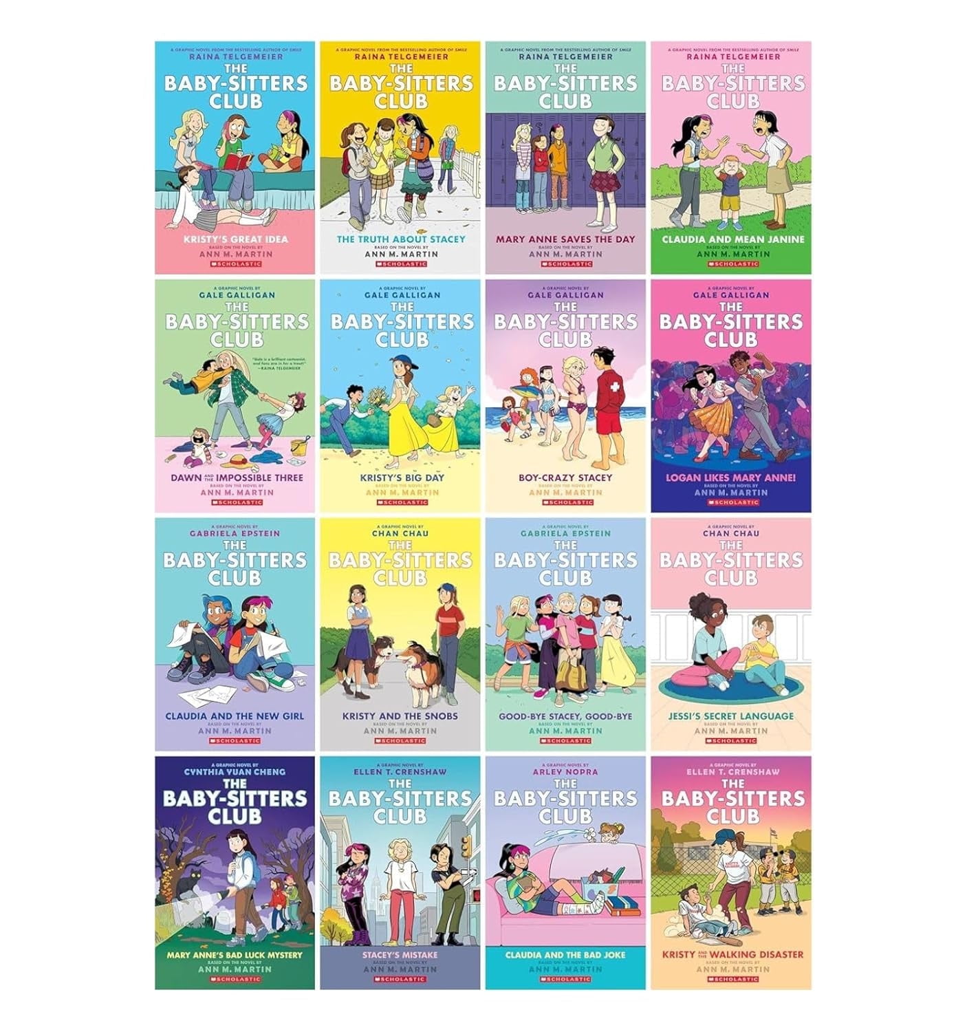 The Baby-Sitters Club Series Graphic Novels Collection Set, Books 1-16 Set